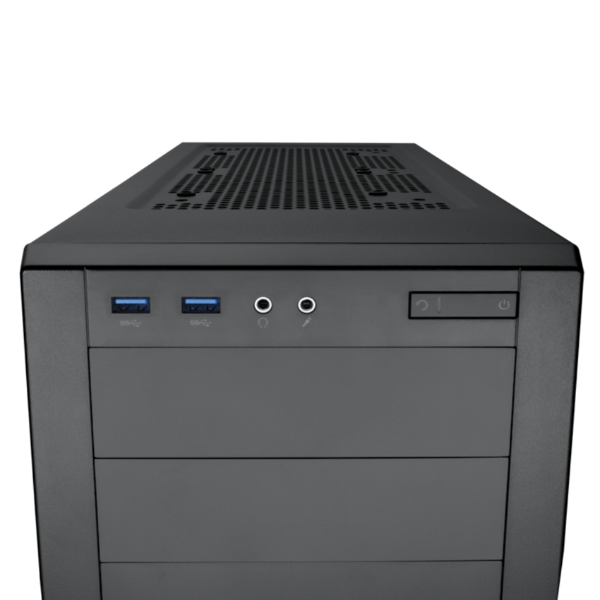 KEYNUX Sonata 490 Ordinateur Station de travail puissante avec Linux très puissant - Boîtier très performant et silencieux